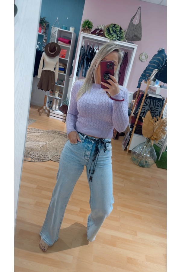 Jersey Coletas Lila. Sueters / Jersey.  | Bambalinas Closet