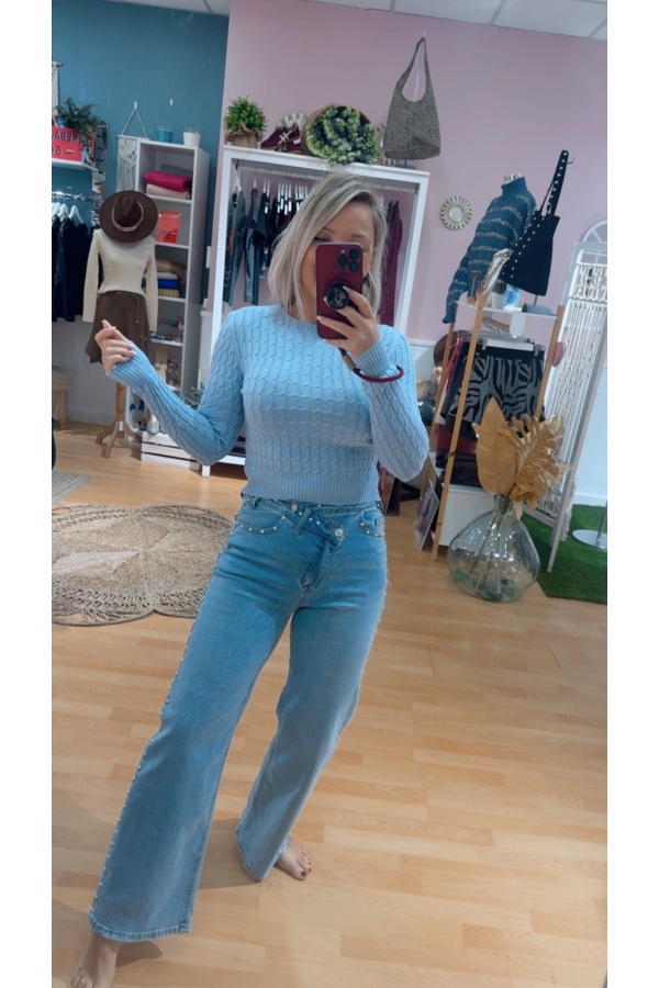 Jeans Roma. Pantalones / Shorts. Tallas: xs, s, m, l, xl | Bambalinas Closet