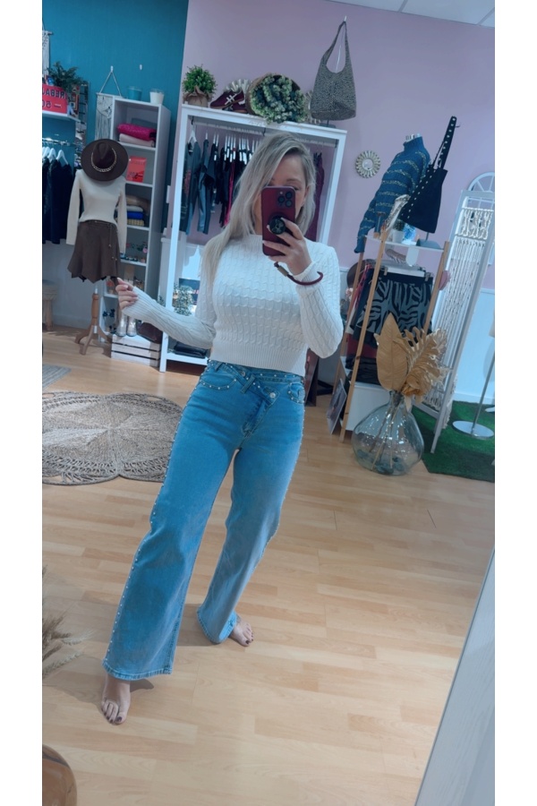 Jeans Roma. Pantalones / Shorts. Tallas: xs, s, m, l, xl | Bambalinas Closet