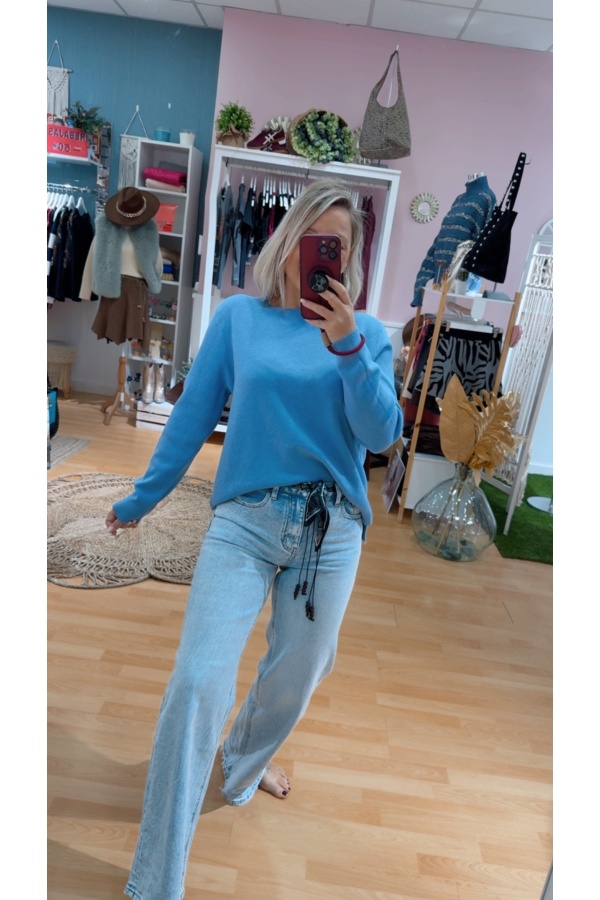 Jersey Toscana Azul Cielo. Sueters / Jersey.  | Bambalinas Closet