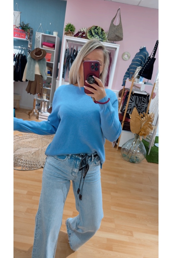 Jersey Toscana Azul Cielo. Sueters / Jersey.  | Bambalinas Closet