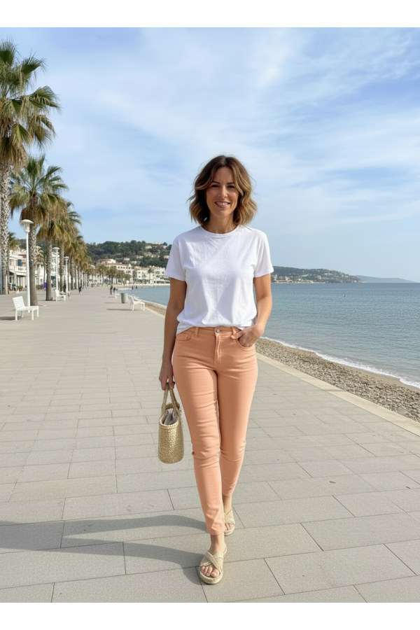 Pantalon Style Melocoton. Pantalones / Shorts. Tallas: 34, 36, 38, 40, 42 |