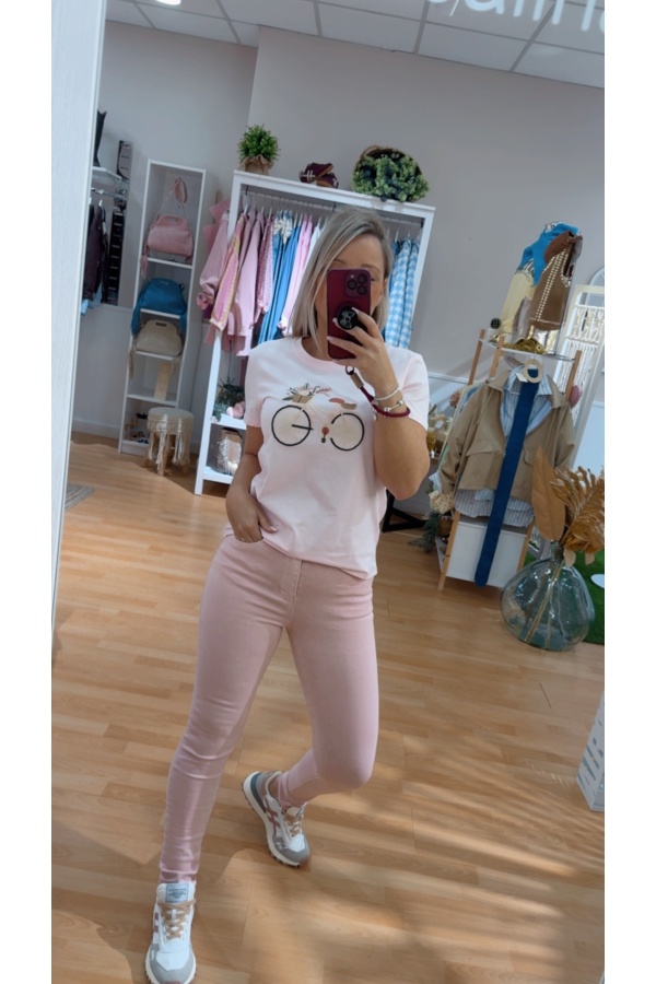 Camiseta Bici Rosa. Camisetas. Tallas: l, xl, xxl, m | Bambalinas Closet