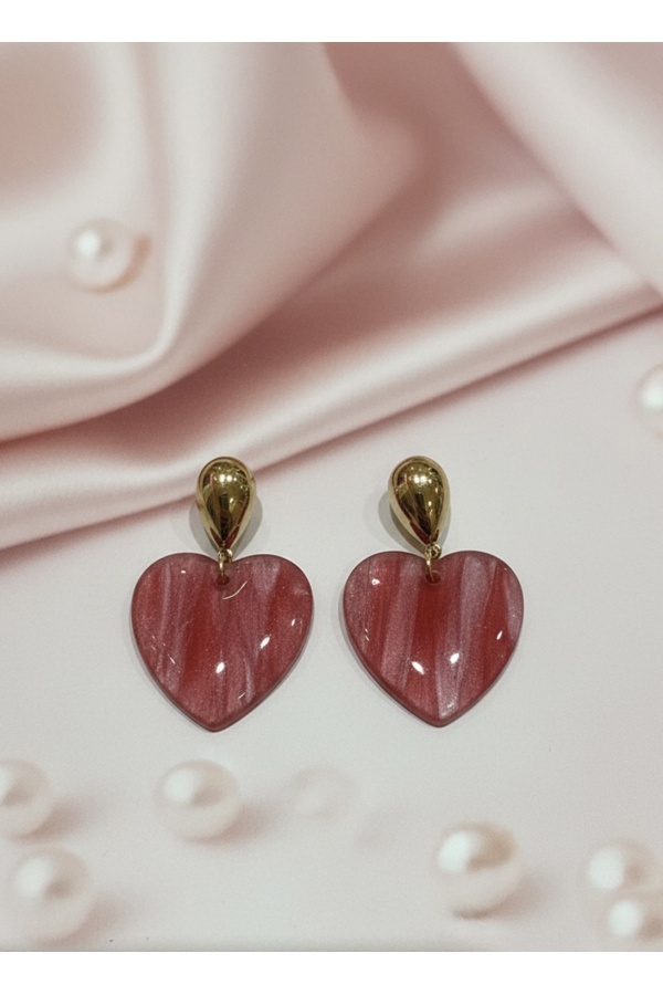 Pendientes Cuore Rojo. Bisuteria.  | Bambalinas Closet