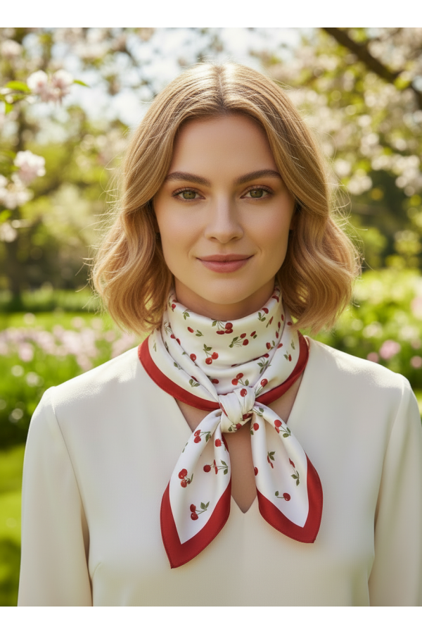 Pañuelo Cherries. Pañuelos /Bufandas.  | Bambalinas Closet