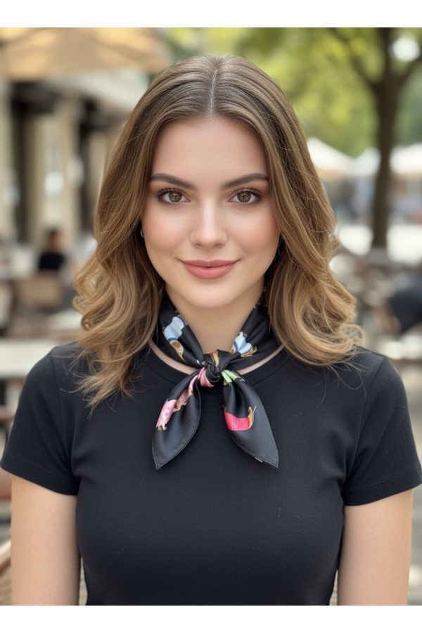 Pañuelo Perros. Pañuelos /Bufandas. Color: marfil, azul cielo, blanco, crudo