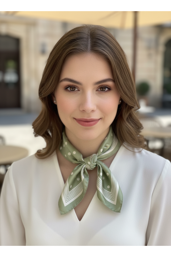 Pañuelo Topos. Pañuelos /Bufandas. Color: negro, gris, burdeos, denim claro, uva