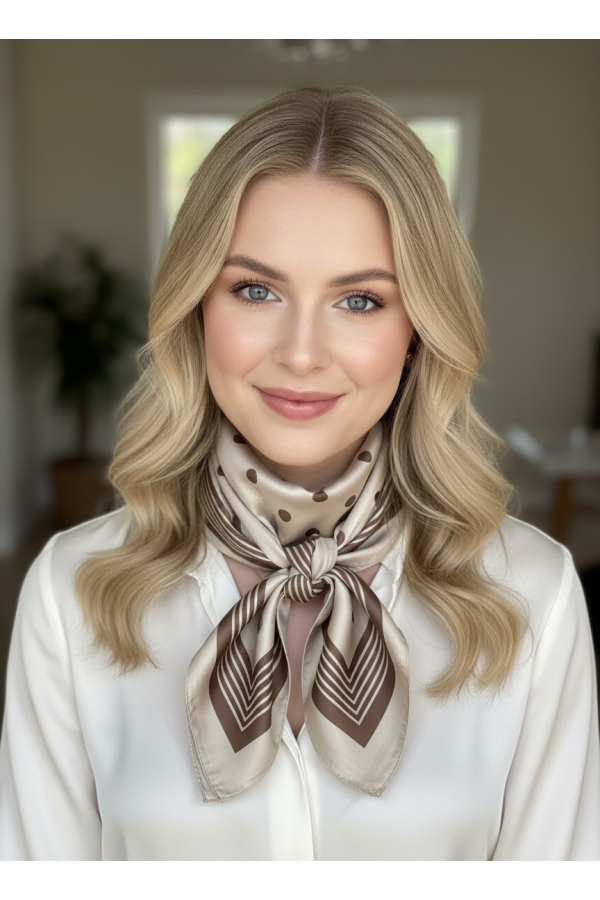 Pañuelo Topos. Pañuelos /Bufandas. Color: negro, gris, burdeos, denim claro, uva