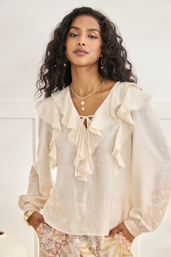 Blusa Estia Cruda. Inicio.  | Bambalinas Closet