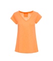 Camiseta Sara. Camisetas / Camisas BSB. Color: verde kaki, naranja fluor; Tallas: