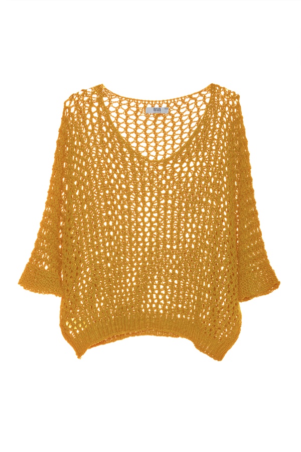 Sueter Tricotado. Jerseys BSB. Tallas: talla unica; Color: mostaza | Bambalinas