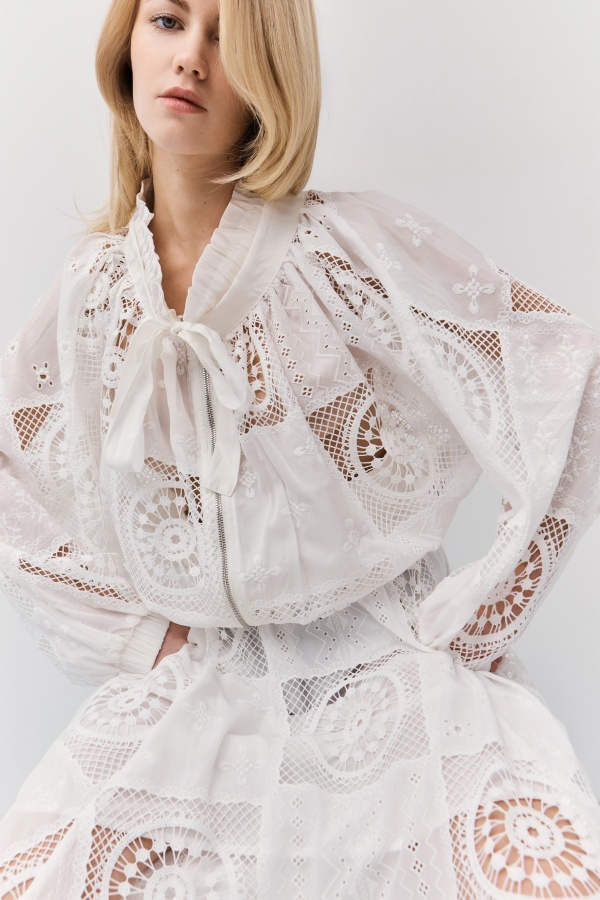 Bomber Guipur. Inicio. Tallas: m, s | Bambalinas Closet
