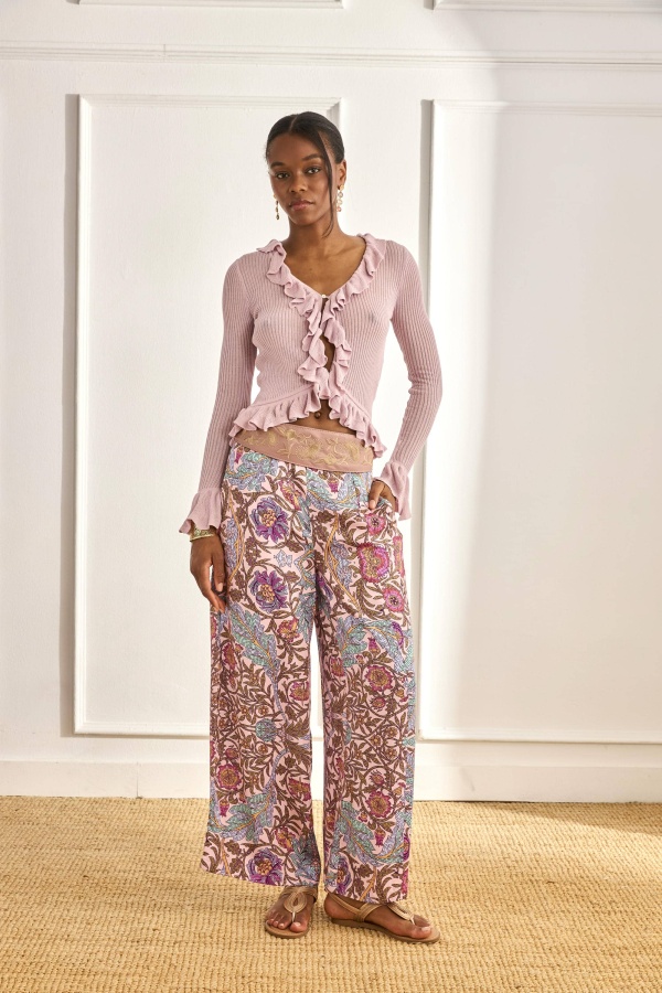 Pantalon Sari. Partes de abajo NÜD Y NKN. Tallas: s, m, l, xs | Bambalinas Closet