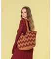 Bolso Crochet ZigZag. Inicio.  | Bambalinas Closet