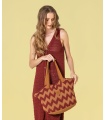 Bolso Crochet ZigZag. Inicio.  | Bambalinas Closet