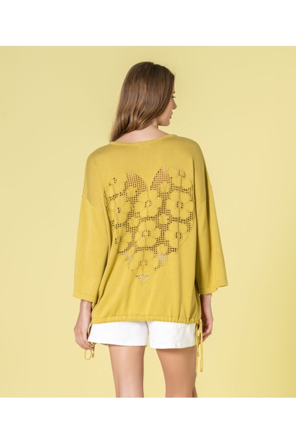 Sueter Corazon De Flor. Inicio.  | Bambalinas Closet
