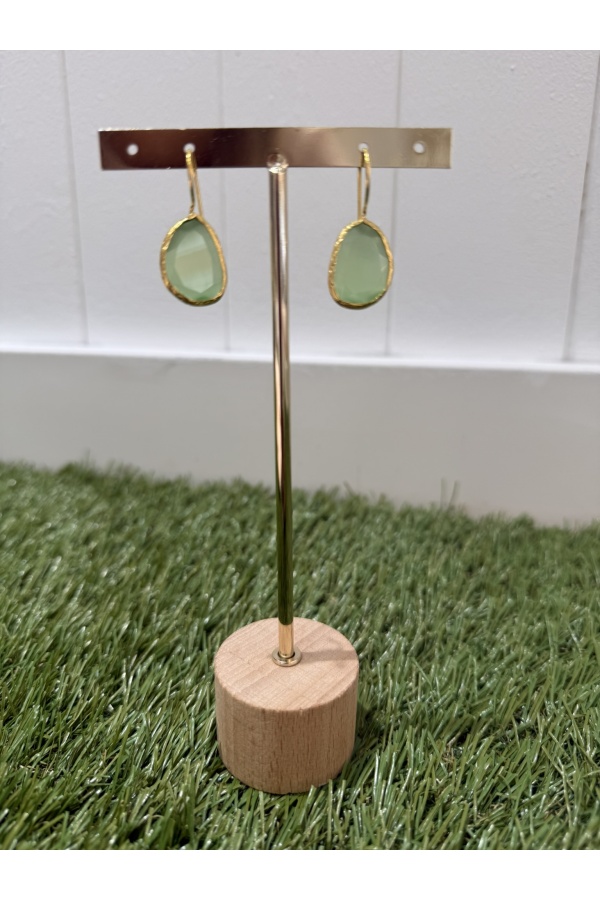 Pendientes Turkia. Bisuteria. Color: rosa, azul klein, verde manzana, melocoton