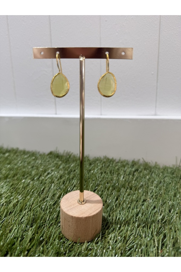 Pendientes Turkia. Bisuteria. Color: rosa, azul klein, verde manzana, melocoton