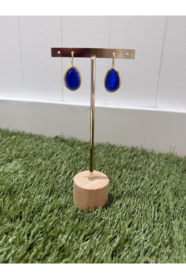 Pendientes Turkia. Bisuteria. Color: rosa, azul klein, verde manzana, melocoton