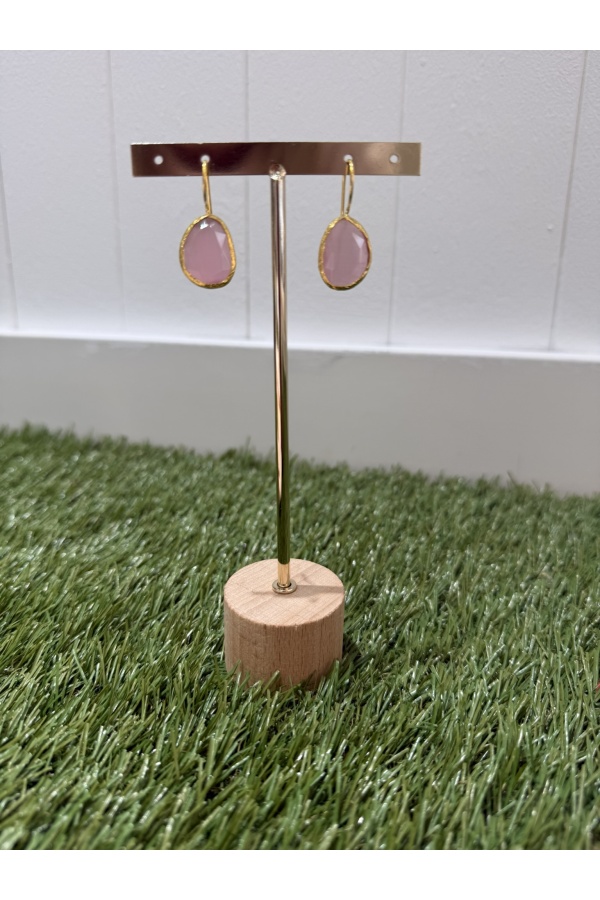 Pendientes Turkia. Bisuteria. Color: rosa, azul klein, verde manzana, melocoton