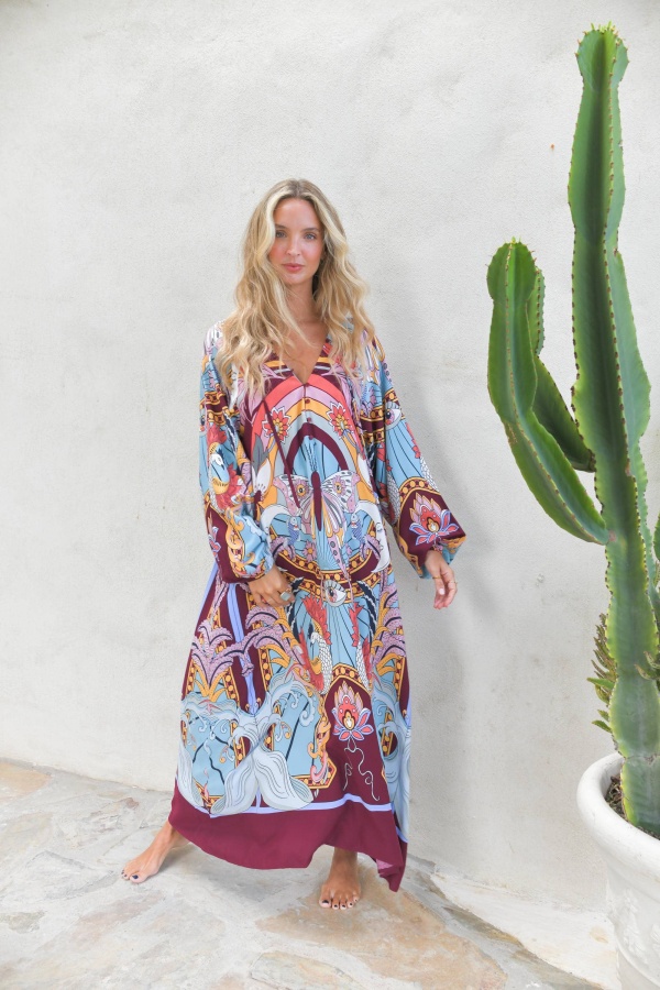 Vestido Wild Hearts Maxi. Inicio.  | Bambalinas Closet