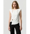 Camiseta Broche. Camisetas / Camisas BSB. Color: blanco, marron; Tallas: s, m, l