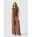 Camiseta Broche. Camisetas / Camisas BSB. Color: blanco, marron; Tallas: s, m, l