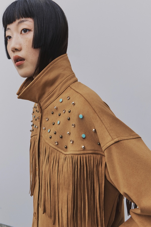 Chaqueta Antelina Flecos. Inicio.  | Bambalinas Closet
