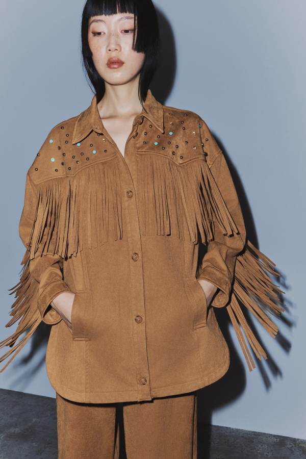Chaqueta Antelina Flecos. Inicio.  | Bambalinas Closet