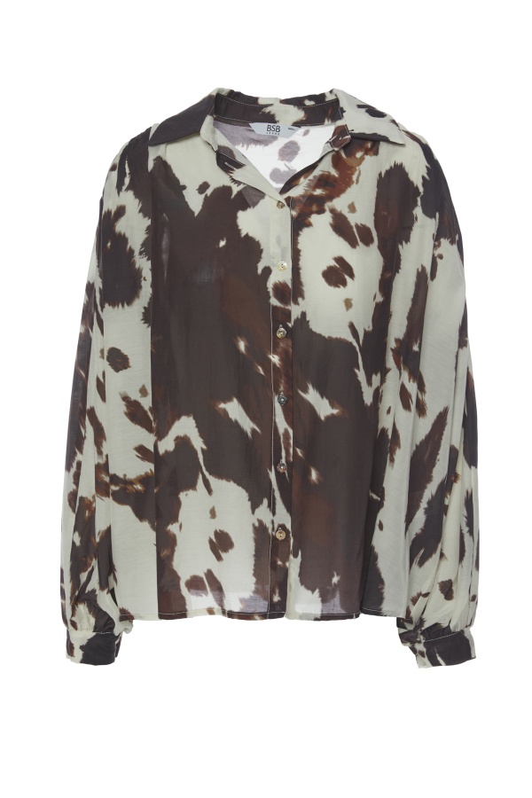 Blusa Cow. Camisetas / Camisas BSB. Tallas: talla unica | Bambalinas Closet