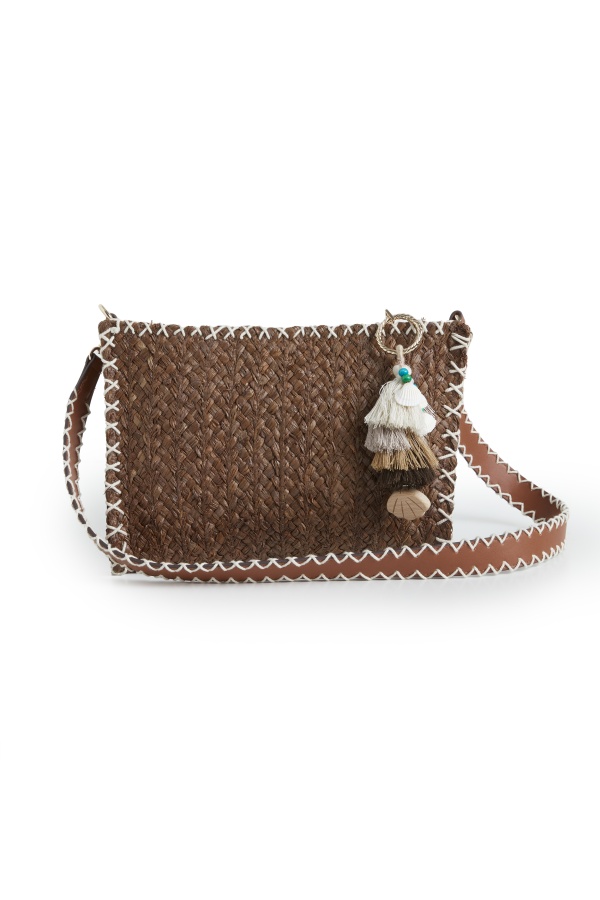 Bandolera Mejico. NOVEDADES BSB. Color: camel, negro | Bambalinas Closet