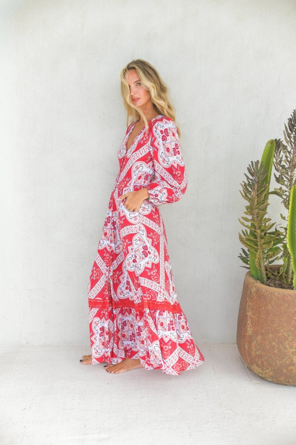 Vestido Rosa Print. Inicio.  | Bambalinas Closet