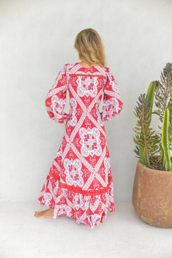Vestido Rosa Print. Inicio.  | Bambalinas Closet