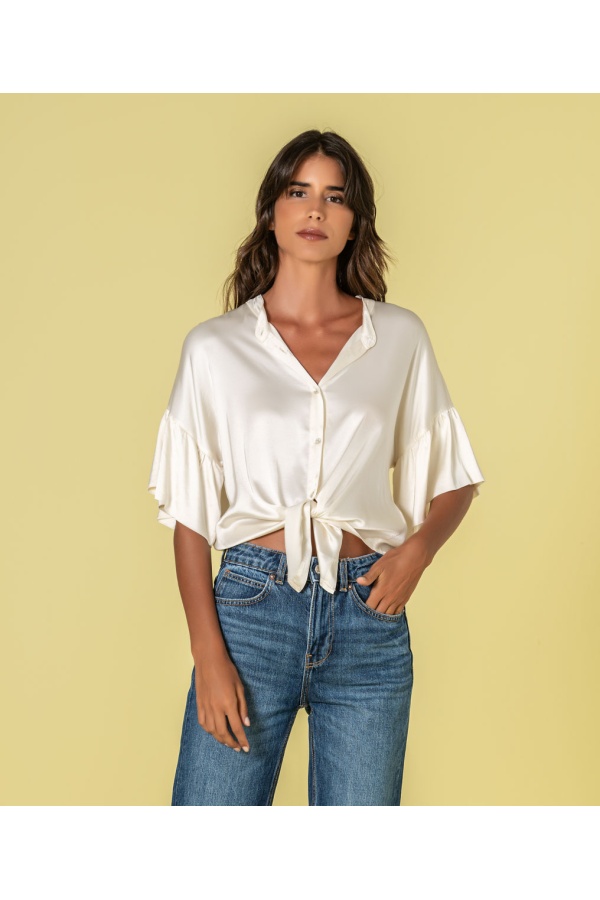 Blusa Viscosa Volante. Inicio.  | Bambalinas Closet