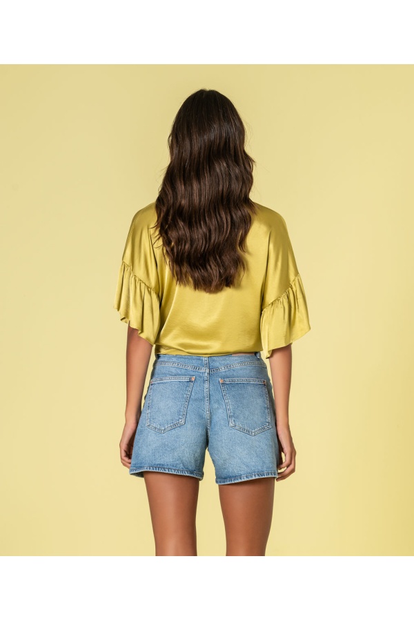 Blusa Viscosa Volante. Inicio.  | Bambalinas Closet