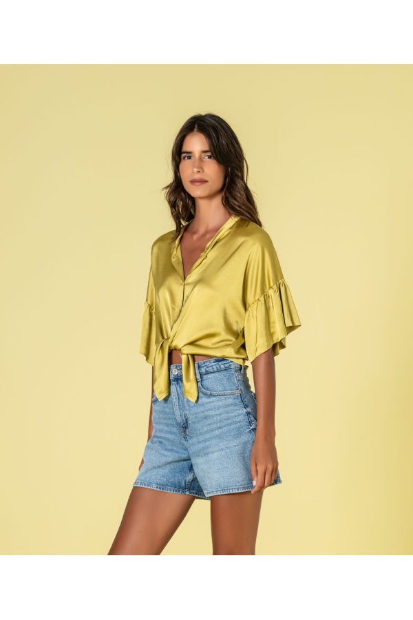 Blusa Viscosa Volante. Inicio.  | Bambalinas Closet