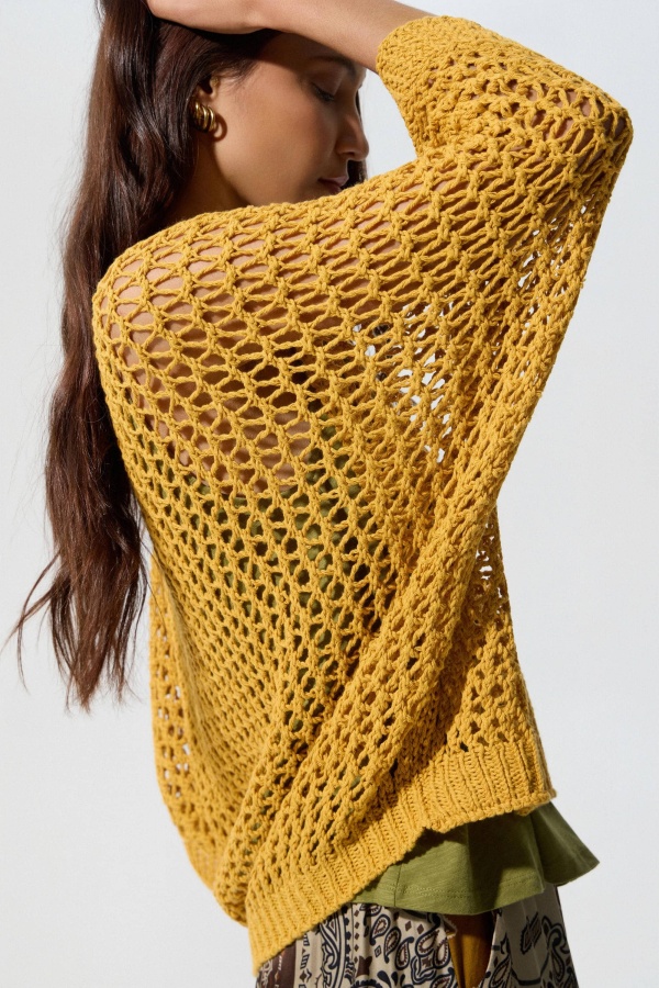 Sueter Tricotado. Jerseys BSB. Tallas: talla unica; Color: mostaza | Bambalinas