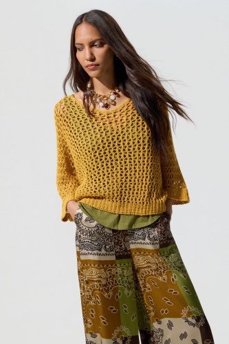 Sueter Tricotado. Jerseys BSB. Tallas: talla unica; Color: mostaza | Bambalinas