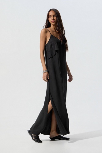 Vestido Cupro Negro. Vestidos BSB. Tallas: m, l, s | Bambalinas Closet