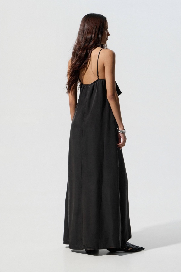 Vestido Cupro Negro. Vestidos BSB. Tallas: m, l, s | Bambalinas Closet