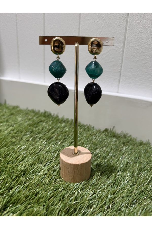 Pendientes Esmeralda. Bisuteria.  | Bambalinas Closet