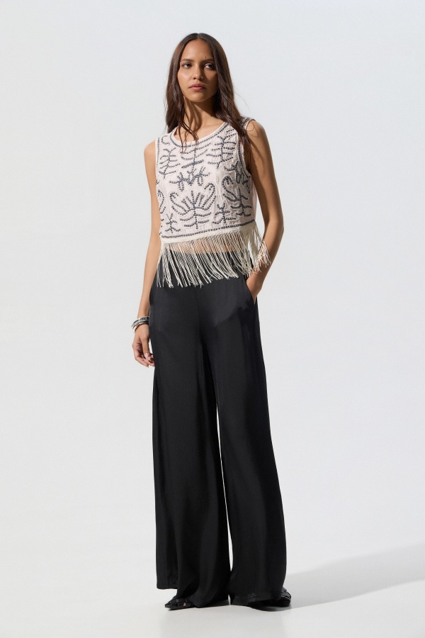 Top Dalias Piedra. Camisetas / Camisas BSB. Tallas: m, l, s | Bambalinas Closet