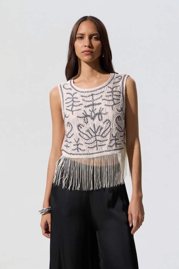 Top Dalias Piedra. Camisetas / Camisas BSB. Tallas: m, l, s | Bambalinas Closet