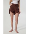 Short Molly. Pantalones / Shorts BSB. Color: marron chocolate, blanco; Tallas: