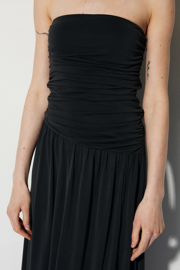 Vestido Cuba. Vestidos BSB. Color: negro, trigo, marron chocolate; Tallas: xs, s