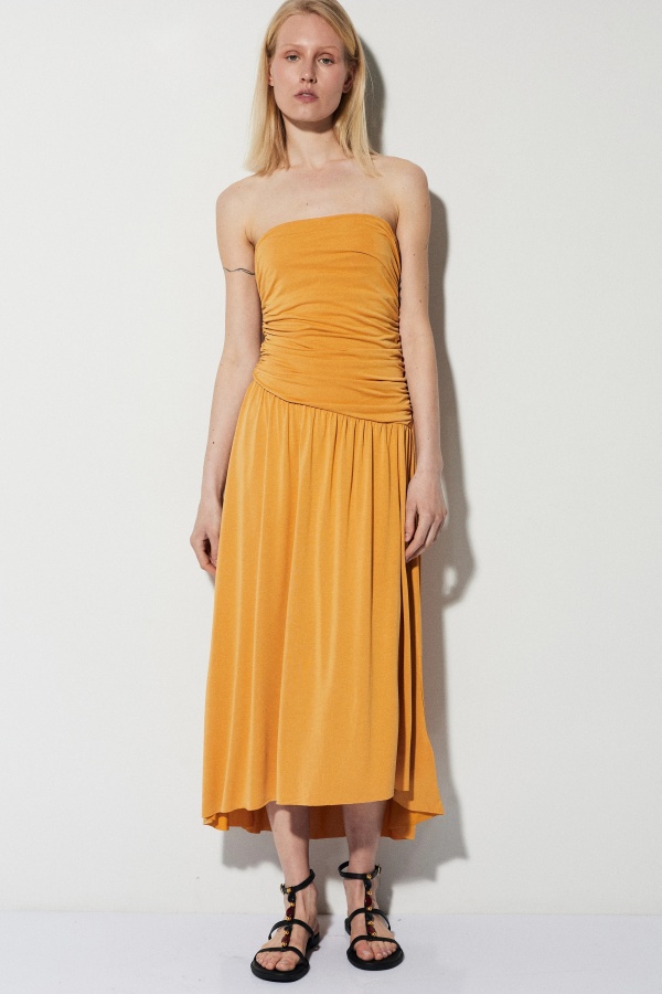 Vestido Cuba. Vestidos BSB. Color: negro, trigo, marron chocolate; Tallas: xs, s