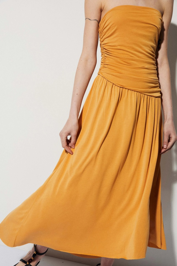 Vestido Cuba. Vestidos BSB. Color: negro, trigo, marron chocolate; Tallas: xs, s