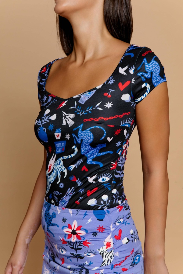 Top Ivica Negro. Inicio.  | Bambalinas Closet