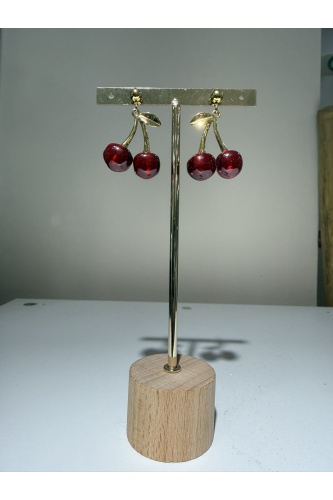 Pendientes Cherries. Bisuteria.  | Bambalinas Closet