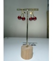 Pendientes Cherries. Bisuteria.  | Bambalinas Closet